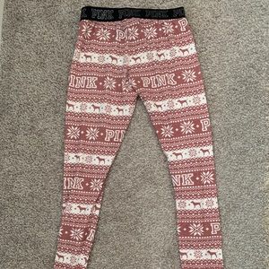 I only sleep in PINK thermal leggings!